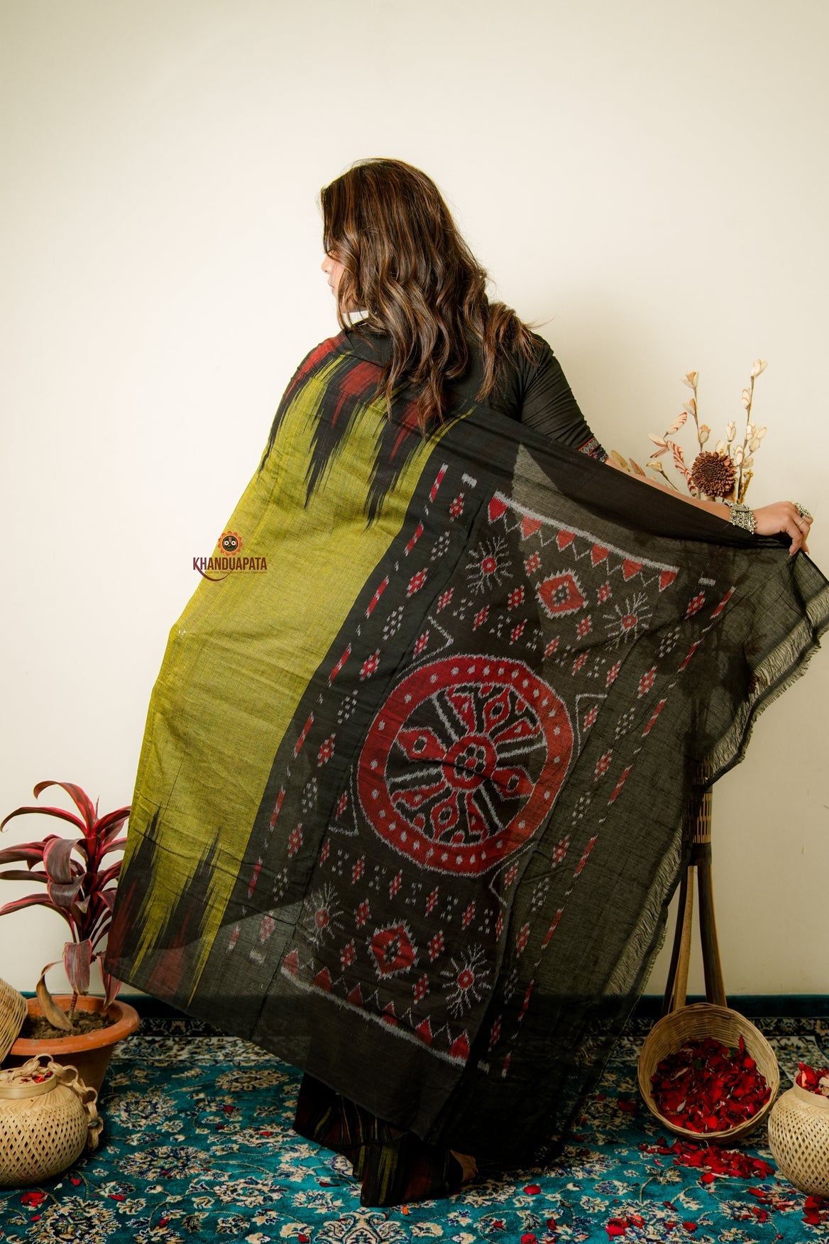 Light Meadow Special Plain Cotton Saree For Women