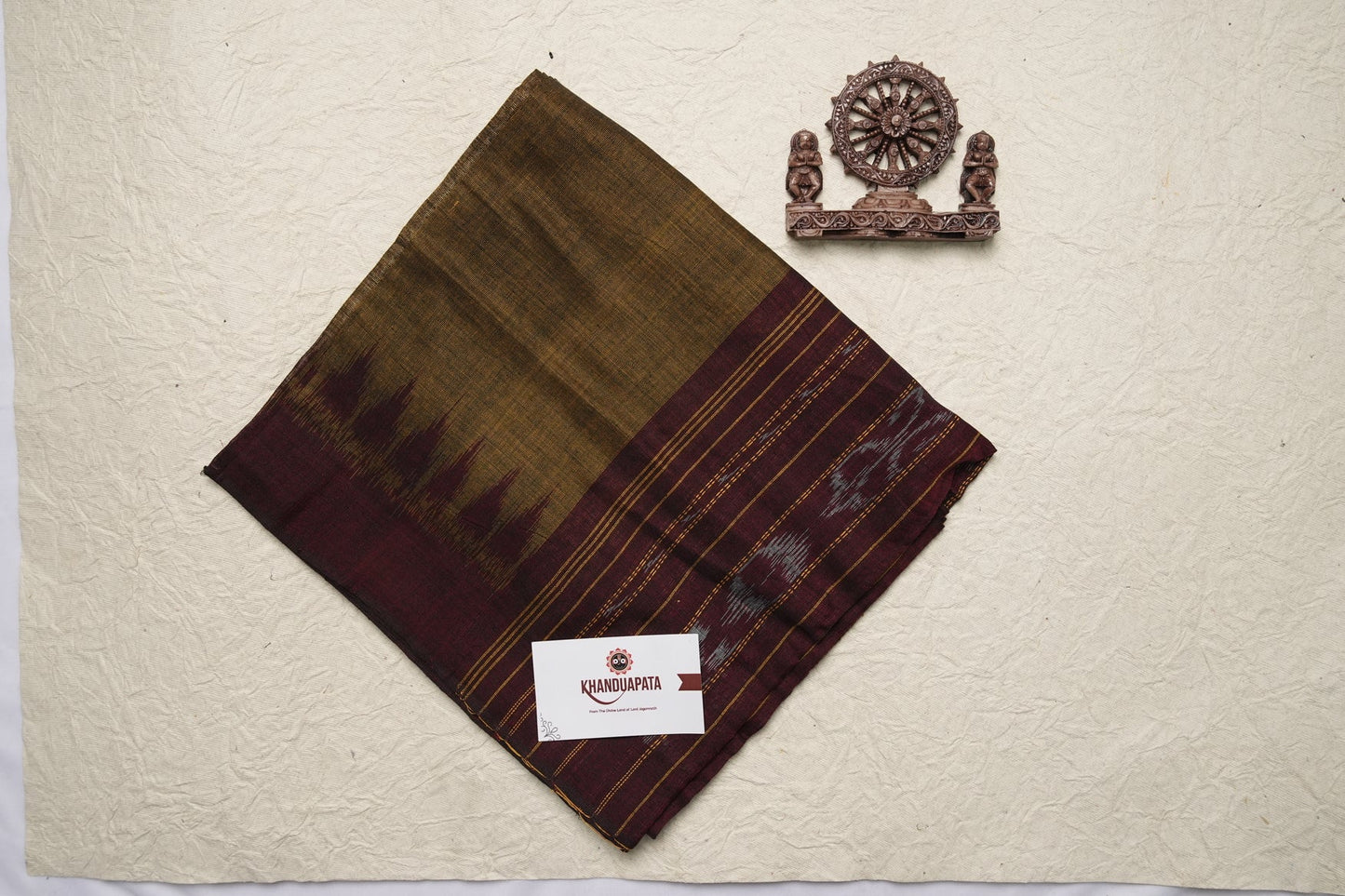Mustard Colour Plain Design Stole For Women