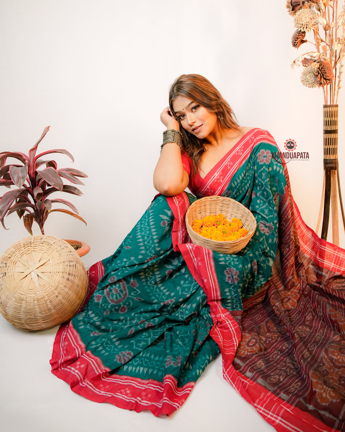 Multicolor Traditional Special Design Cotton Saree For Women